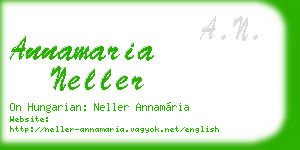 annamaria neller business card